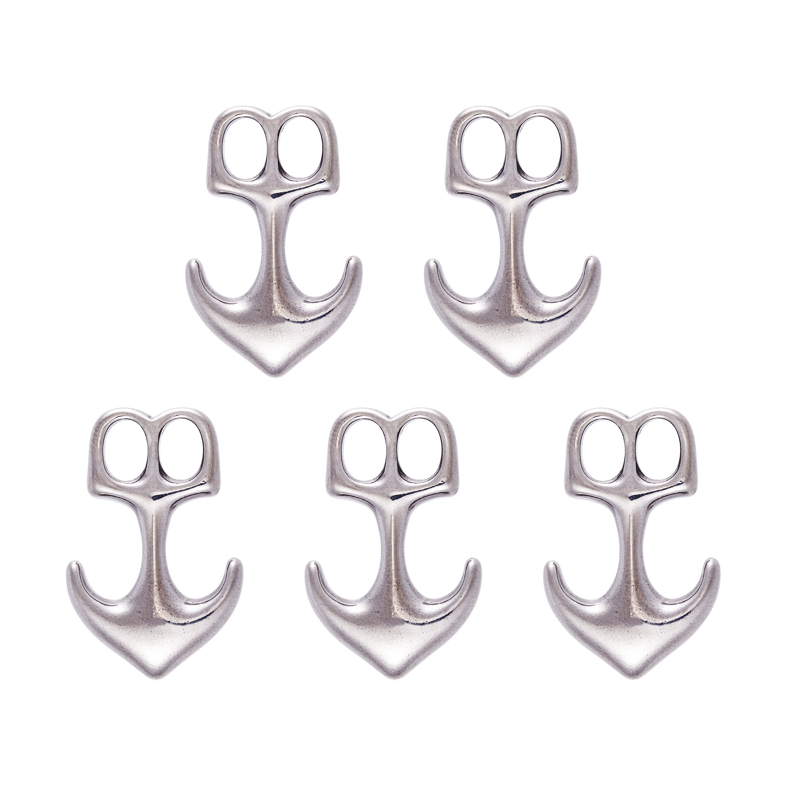 Men Accessories Wrist - Lot de 5 fermoirs crochets ancre