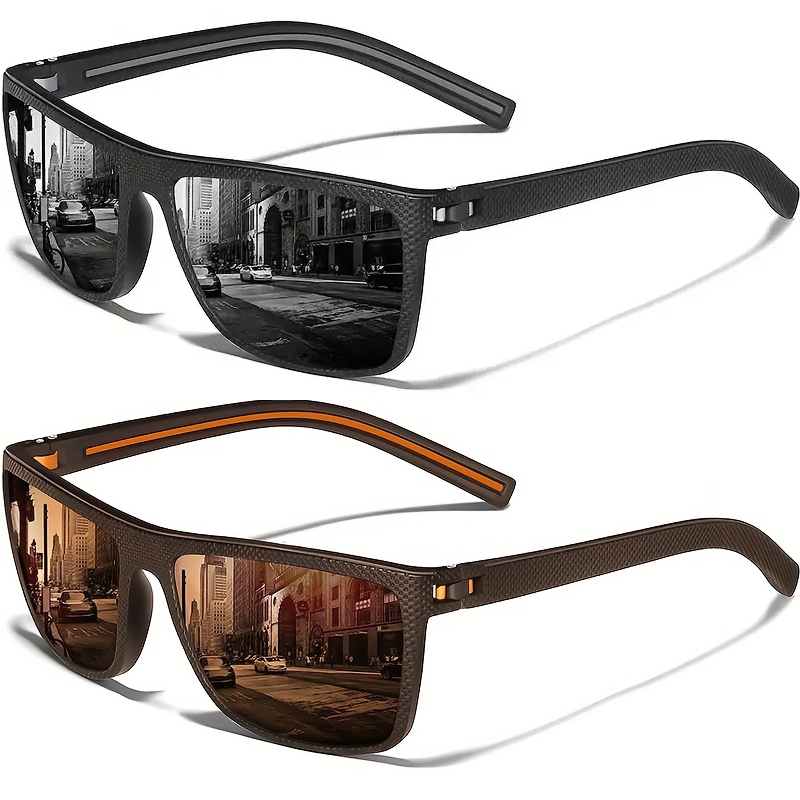 Sunglasses Polarized Men - Lunettes de soleil de sport carrées