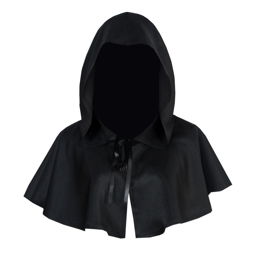 Men Accessories Kit - Cape Courte à Capuche pour Cosplay