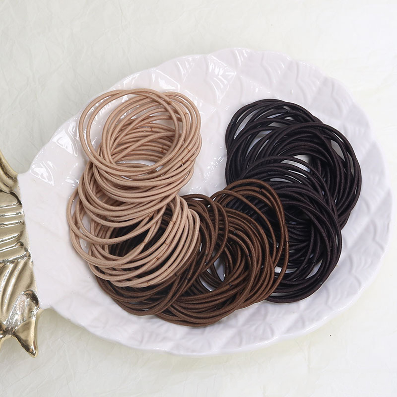Men Accessories Kit - 100 pièces/ensemble attaches de cheveux élastiques