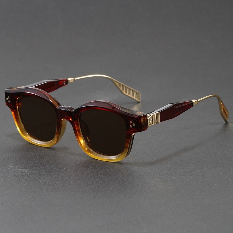 Lunettes de soleil carrées rét - Sunglasses Polarized Men avis et prix