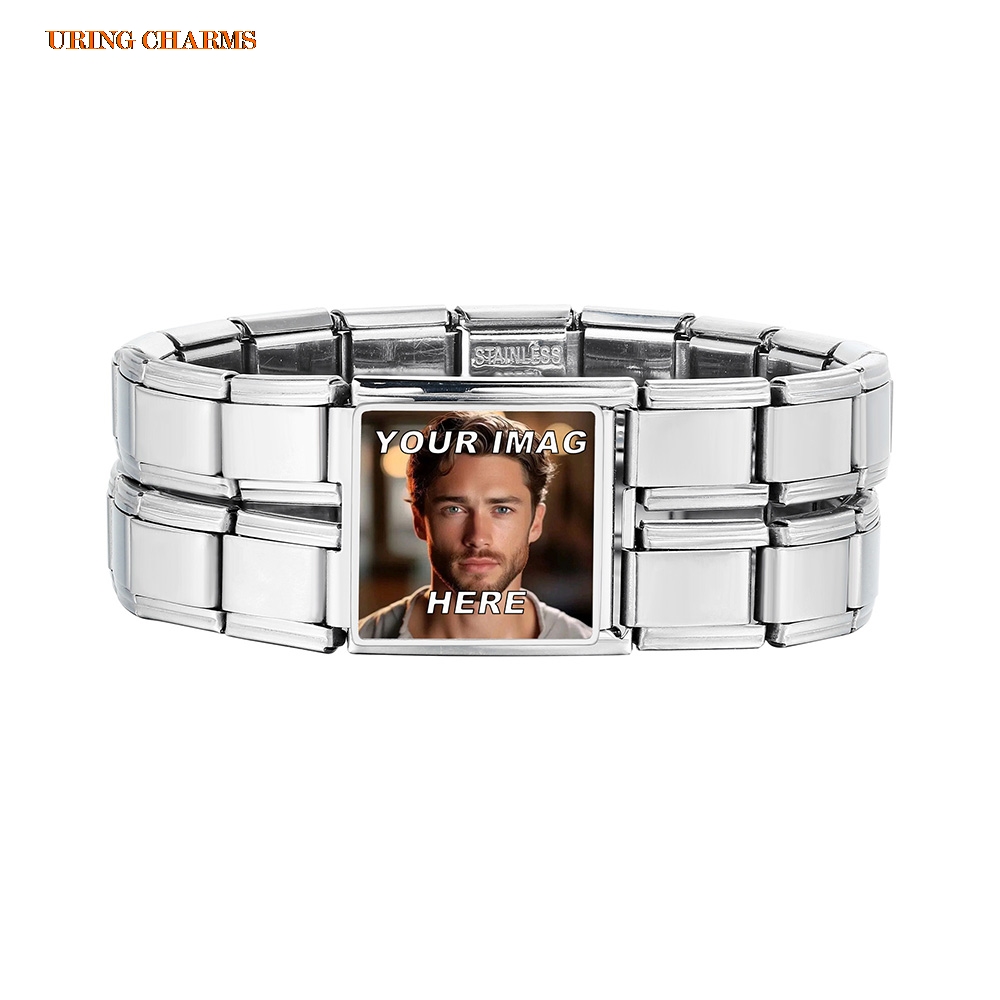 URING personnalisé avec image  - Bead Bracelet Men avis et prix