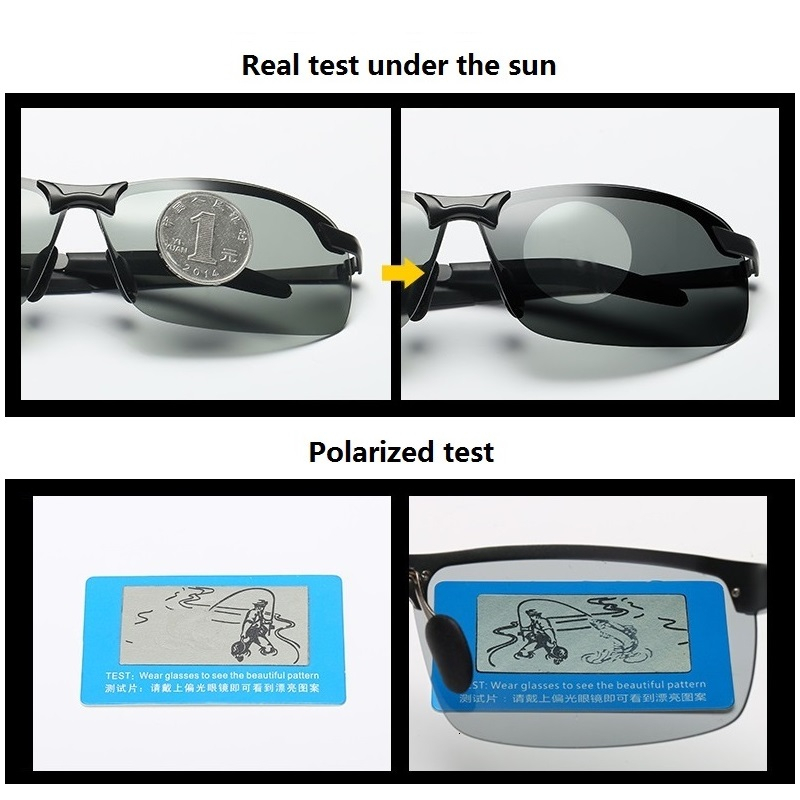Lunettes de soleil photochromi - Sunglasses Polarized Men avis et prix