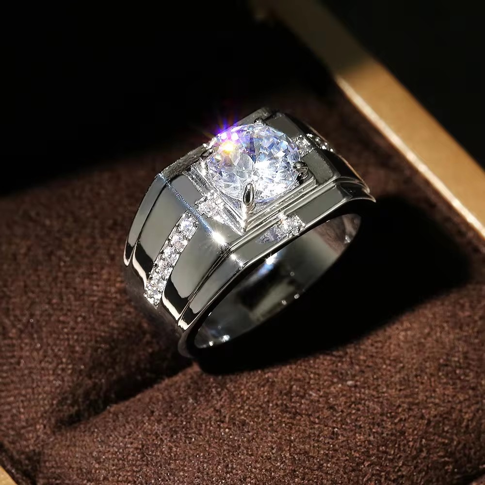 Huretailers-Bague de mariage c - Men'S Accessories Jewelry Brands avis et prix