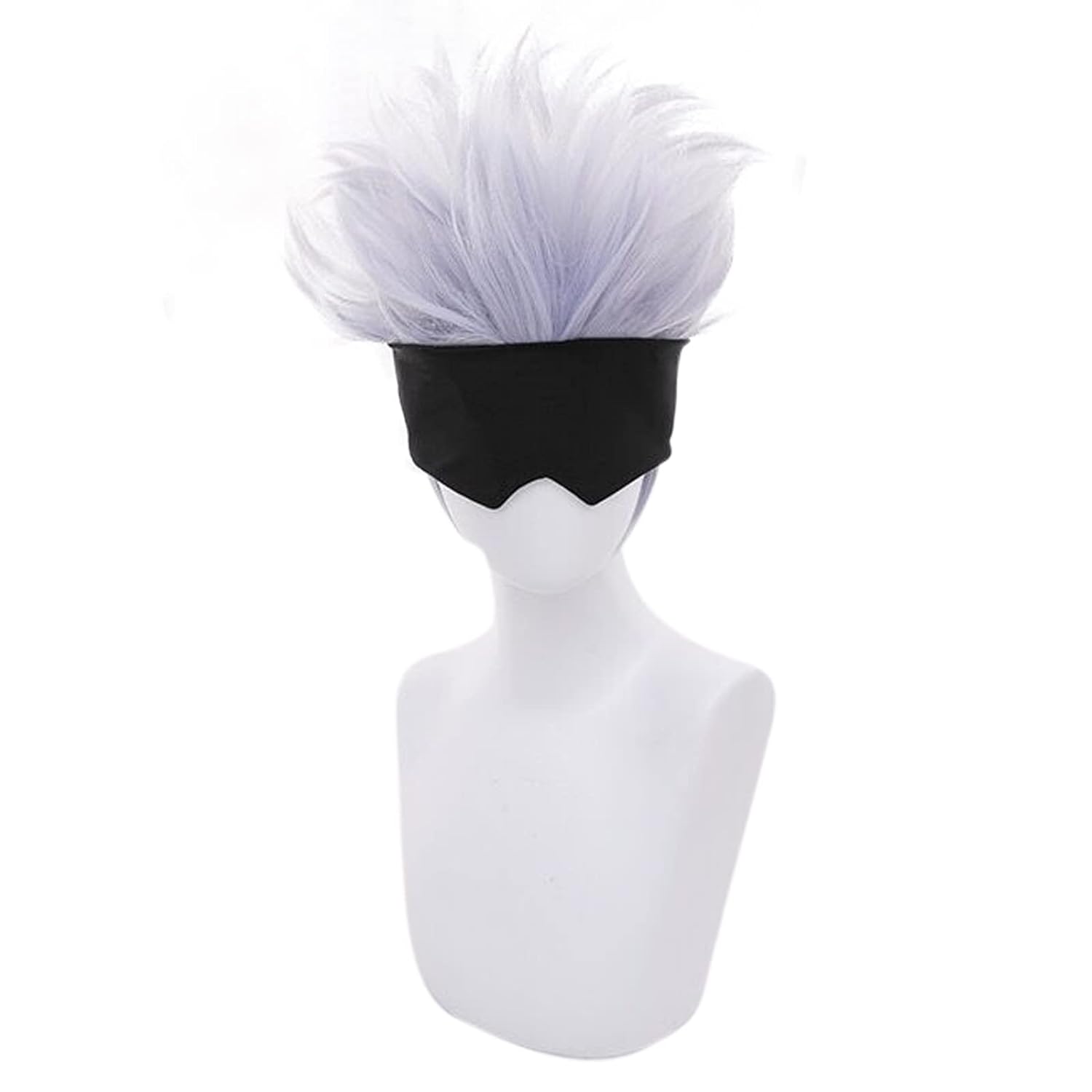 Perruque de Cosplay Courte et  - Men Accessories Silver avis et prix