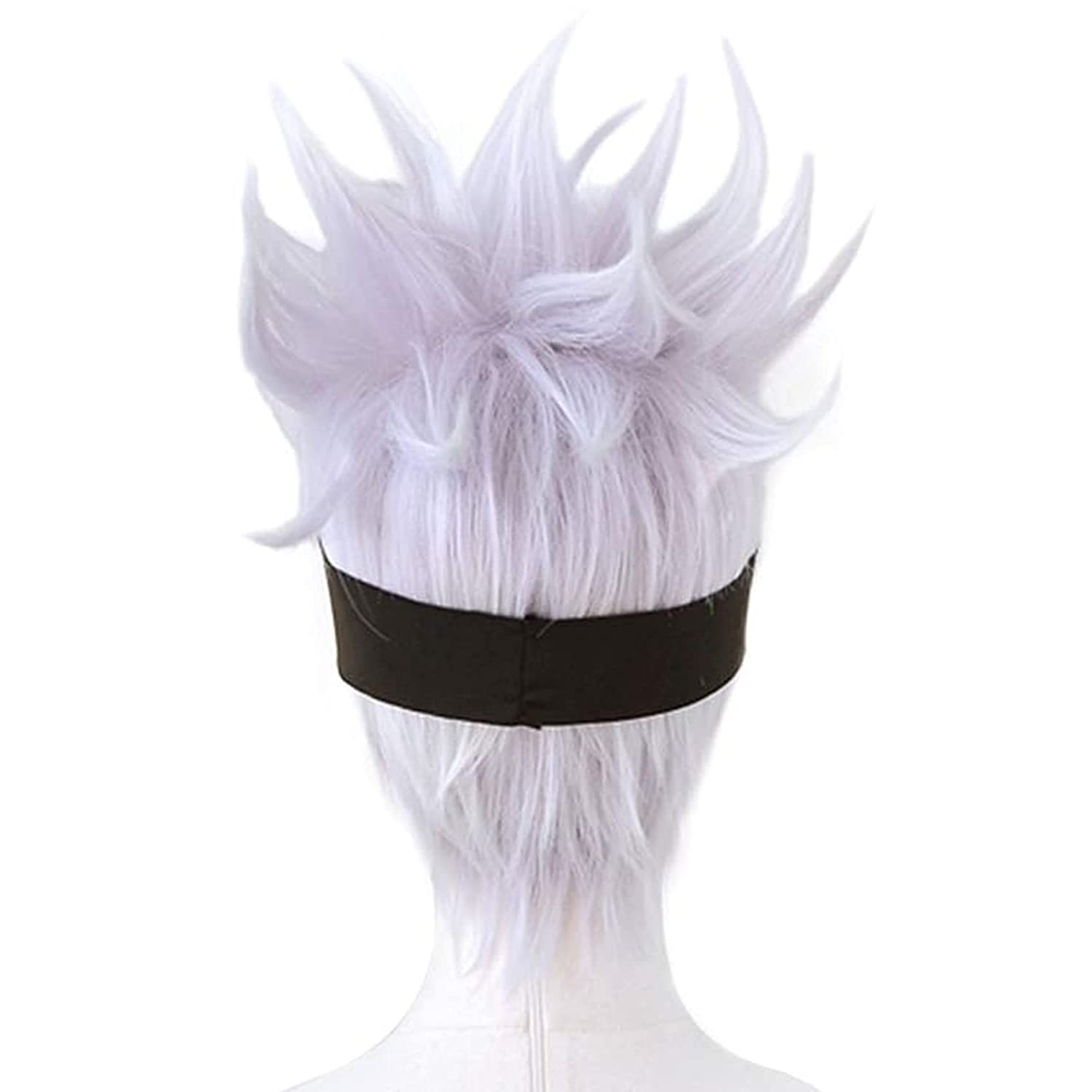 Perruque de Cosplay Courte et  - Men Accessories Silver avis et prix