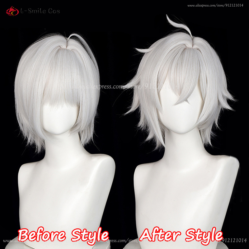 Perruque de Cosplay ZZZ Seth L - Men Accessories Silver avis et prix