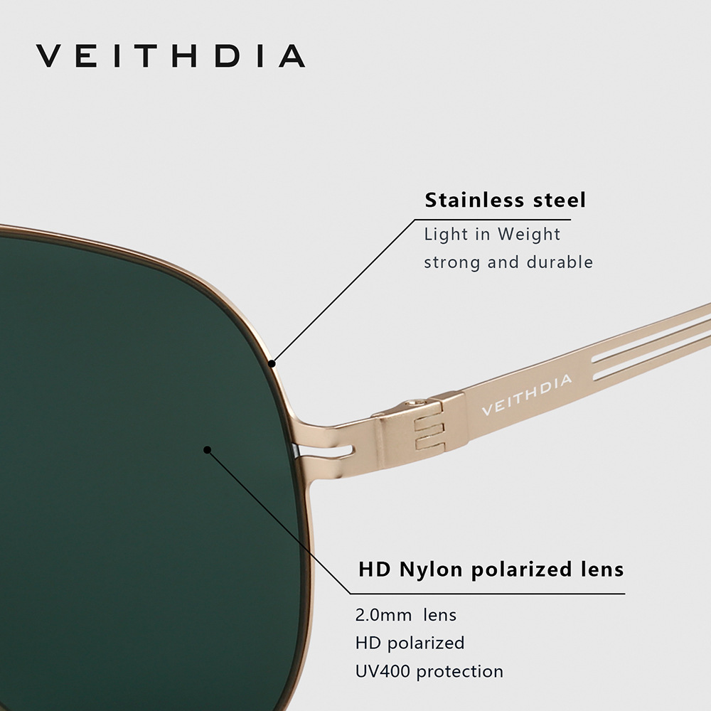 VEITHDIA – lunettes de soleil  - Sunglasses Polarized Men avis et prix