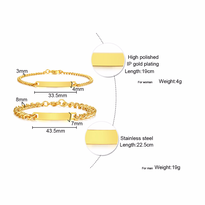 Bracelet en acier inoxydable a - Men Accessories Wrist avis et prix