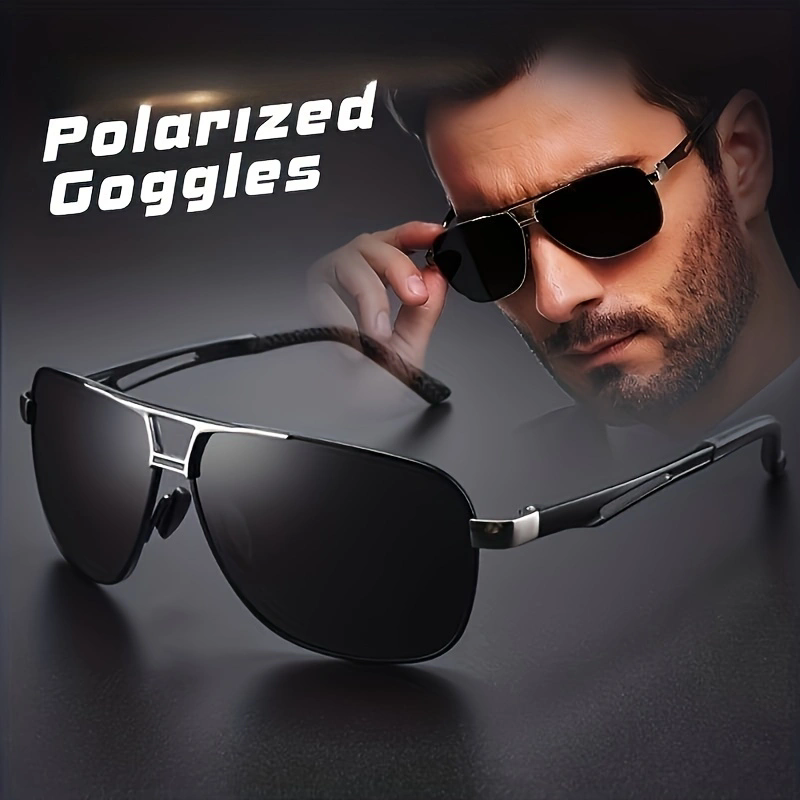 Lunettes de soleil métalliques - Sunglasses Polarized Men avis et prix