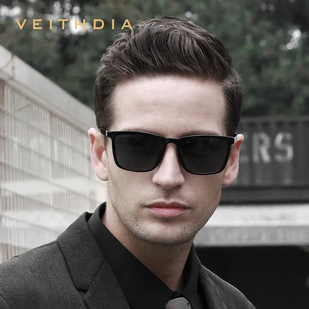 Lunettes de soleil carrées de  - Sunglasses Polarized Men avis et prix