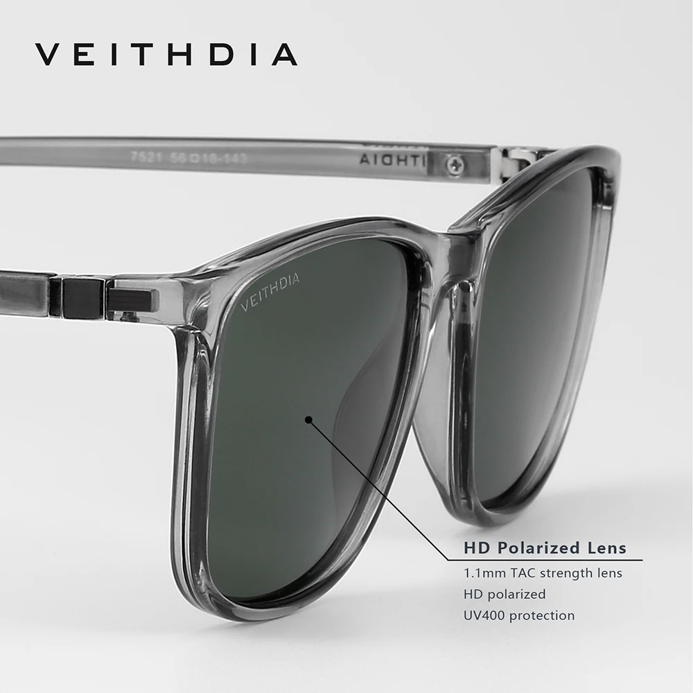 Lunettes de soleil carrées de  - Sunglasses Polarized Men avis et prix