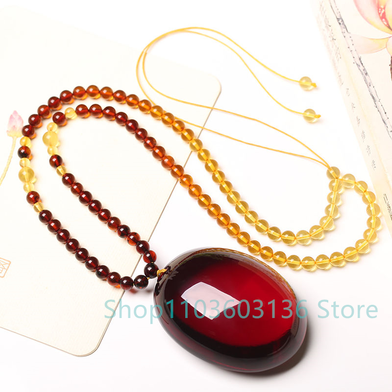 Collier pendentif en cire d'ab - Men Accessories Ethnic avis et prix