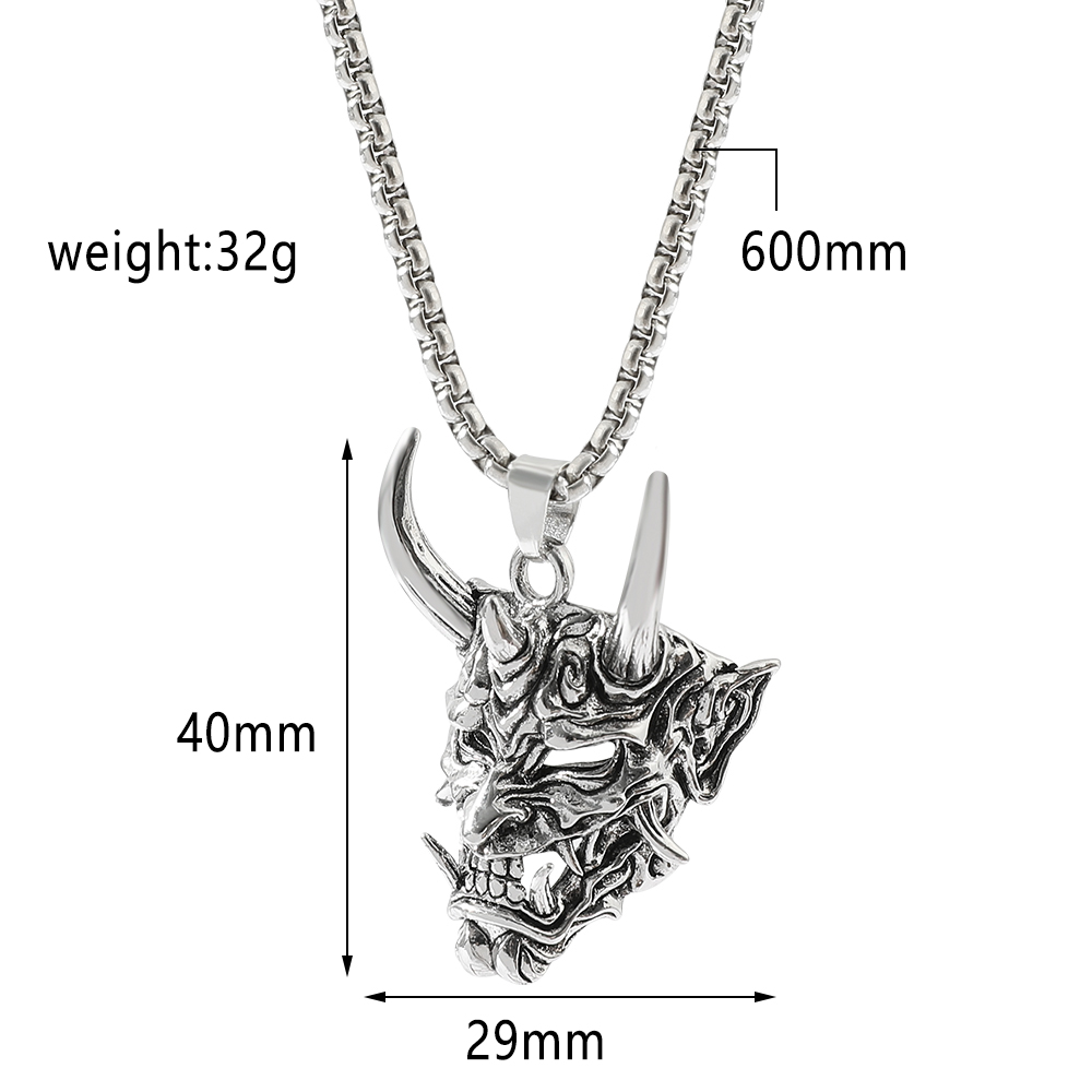 Collier pendentif masque de dé - Men Accessories Silver avis et prix
