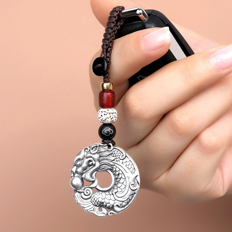 Porte-clés en argent galvanisé - Men Accessories Ethnic avis et prix