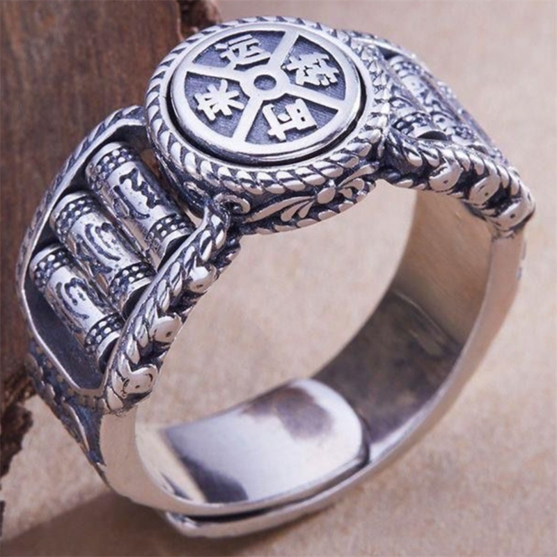 Bague de style ethnique avec p - Men Accessories Ethnic avis et prix